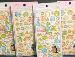 4枚セット すみっコぐらし ボンボンドロップ シール ☆ B