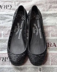 VivienneWestwoodオーブロゴ　ラバーシューズ　パンプス22.5cm