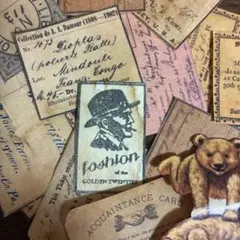 木製スタンプ / Fashion of the GOLDEN TWENTIES