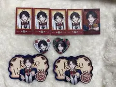 にじさんじ　Rose Valentine チェキ風カード　缶バッジ　三枝明那