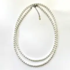 淡水パール ネックレス 76cm 本真珠 小粒 上品 シンプル フォーマル
