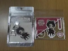 刀剣乱舞 刀猫男士 加州清光 アクリルキーホルダー アクリルスタンド 2点セット