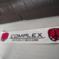 COMPLEX タオル TOKYO DOME 2011 新品 COMPLEX ライブグッズ 日本一心 マフラータオル 2011年東京ドーム
