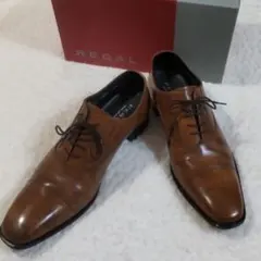 【極美品】REGAL ドレスシューズ 725R ストレートチップ ブラウン