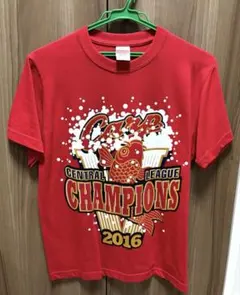 (新品)広島東洋カープ　2016年優勝記念Tシャツ　Sサイズのサムネイル