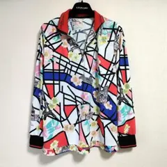 美品✨近年 大きいサイズ レオナール カットソー 42 花柄 トリム