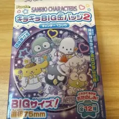 キラキラBIG缶バッジ2 4つセット