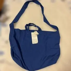未使用品　中川政七商店　レインバッグ　ブルー　2way エコバッグのサムネイル