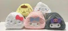 サンリオキャラクターズ ふわふわミニキャラメルポーチ 全5種類セット