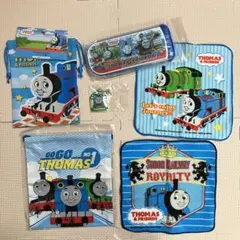 トーマス と仲間たち 弁当カトラリー コップ巾着 タオル なまえホルダー セット