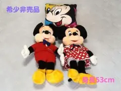 【ディズニー】レトロミッキーマウス・ミニマウスぬいぐるみブランケットセット