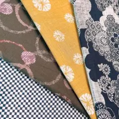 No.3846 和柄☆ハギレセット☆綿生地