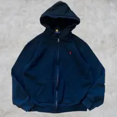 も*ん様 00s Ralph Lauren 短丈 ジップパーカー ナス紺 Y2k 00s Ralph Lauren 短丈 ジップパーカー ナス紺 Y2k - メルカリ