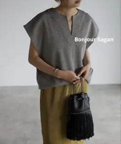 Bonjour Sagan♡キーネックノースリーブプルオーバー