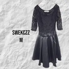 SWEKCZZ ブラックドレス M フォーマル ブライダル