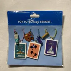 未使用　ディズニーキーチェーン　絵画風　絵の具　パレット