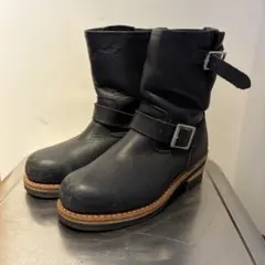 ゲッタグリップ RISK 本革 エンジニアブーツ 黒 レザー ショート 音符