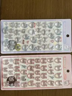 ちいかわ　ボンボンドロップシール　モモンガ、古本屋　２枚セット