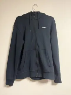 Nike ブラックジップアップパーカー L