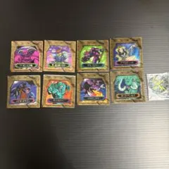 遊戯王 1期 ブラックマジシャン&ガール&レリーフ 2期 計9枚セット