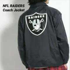 【ビンテージ 極美品！】値引き不可 NFL スターター レイダース ベンチコート 古着STARTESレイダースNFLナイロンスタジャン90年代