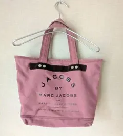 MARC JACOBS トートバッグ ピンク キャンバスバッグ 訳あり