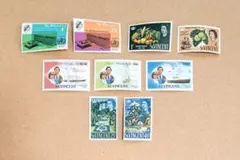 セントビンセント　外国　切手　バラ計9点　【未使用】