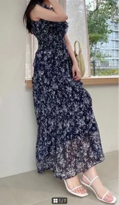 SNIDEL♡スナイデル♡Sustainableプリーツフリルワンピ ース　0