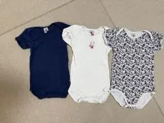 PETIT BATEAU プチバトー 肌着 半袖　3枚セット 36m 95cm