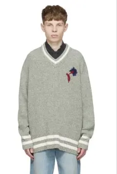 Maison Margiela Vネック　ニット　セーター　【定価23万】のサムネイル