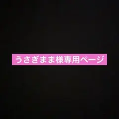 うさぎまま様専用ページのサムネイル