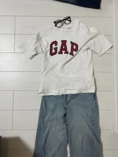 GAP Tシャツ ロゴ スワッグ 短丈 Y2Kのサムネイル