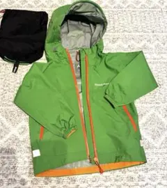 モンベル レイントレッカー 上着100レインウェア カッパ 雨具　美品