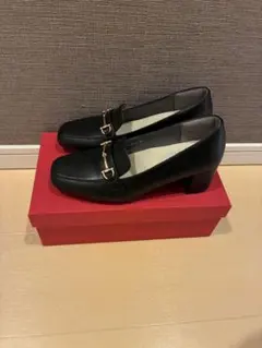 【跳べるパンプス】ビットヒールローファー