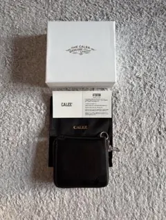 最終価格‼️CALLE キャリー　財布　ウォレット CALEE - 【定価約6万円】CALEE キャリー 財布 レザー ウォレット 本革