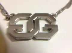 A-31 Vintage GIVENCHY GGロゴ ネックレス シルバーカラー