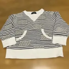 KID BOW トレーナー 星柄 ボーダー 100cmのサムネイル