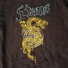 00s vans ドラゴンtシャツ 平成 スケーター y2k ブラックのサムネイル