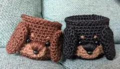 ダックス✿小物入れ２点セットです✿