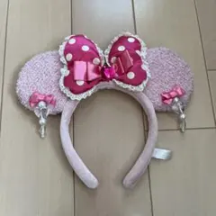 ディズニー　ピンク　ミニー　カチューシャ