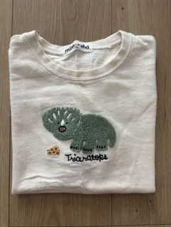 mimorand トリケラトプス 刺繍 Tシャツ 100cmのサムネイル