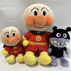 アンパンマン　ぬいぐるみ　3点セット