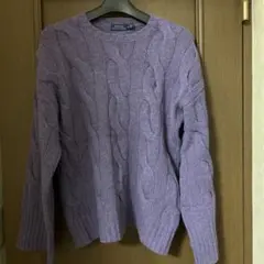 【お値下げ】Polo Ralph Lauren ケーブルニットSウールカシミヤ混