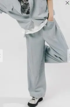 Lig. リグドット tuck easy pants グレー スウェットパンツ - メルカリ