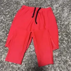 赤いポリエステル インナータイツ　140㎝