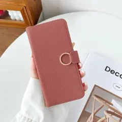 304R103 iPhone 13 ケース 手帳型 リング付（スイカレッド）のサムネイル
