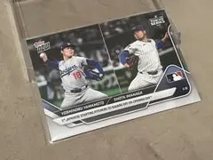 限定カード TOPPS ２０２５ ＭＬＢ 東京シリーズ 山本由伸 今永翔太 ❶