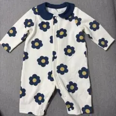 【美品】ベビー 花柄ロンパース 70cm