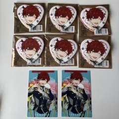 あんスタ　スタフォニ　缶バッジ＆カード　天城 一彩 アルカロイド　8点セット
