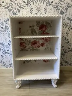 ハンドメイド 木製ウォール シェルフ キャビネット ローラアシュレイ